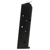 alform Magazine 1911 Officer 45 ACP 7-Round Steel Blue Flat Follower Welded Base Ammo