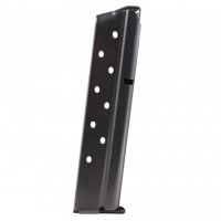 alform Magazine Competition 1911 Government Commander 38 Super 9-Round Stainless Steel Matte Round Follower Removable Base Ammo