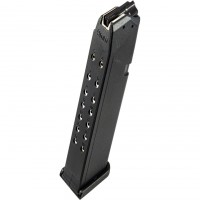 ymer80 Magazine Glock 17 9mm Luger 17-Round Polymer Black Ammo