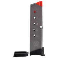 th & Wesson Magazine S&W Bodyguard 380 ACP 6-Round Stainless Steel With Finger Rest Ammo
