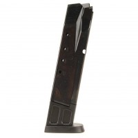 th & Wesson Magazine S&W M&P M&P M2.0 357 Sig 40 S&W 10-Round Steel Blue Ammo