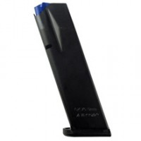 75/85 9mm 16 Round Steel Blued Finish Magazine 11101 Ammo