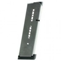 son Combat 47D 1911 45 ACP 8 Rd Stainless Steel Finish Standard Base Pad Magazine Ammo