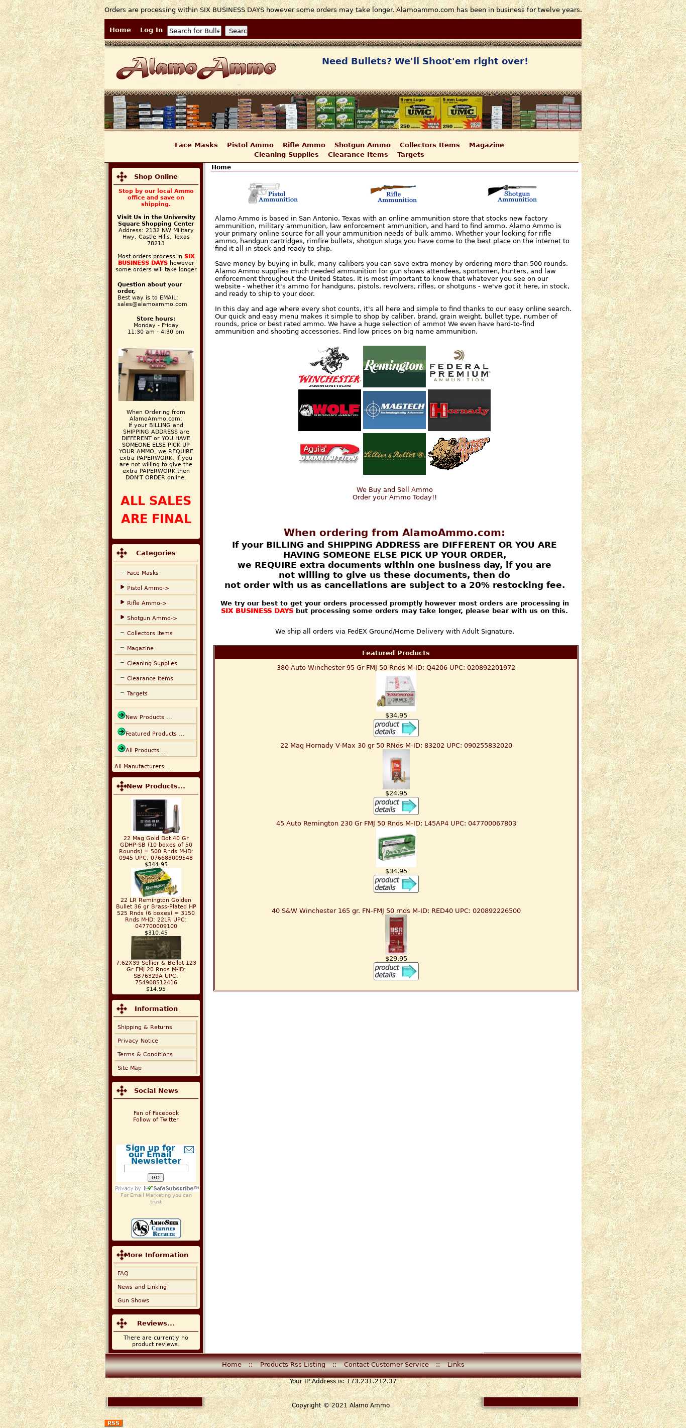 AlamoAmmo Screenshot