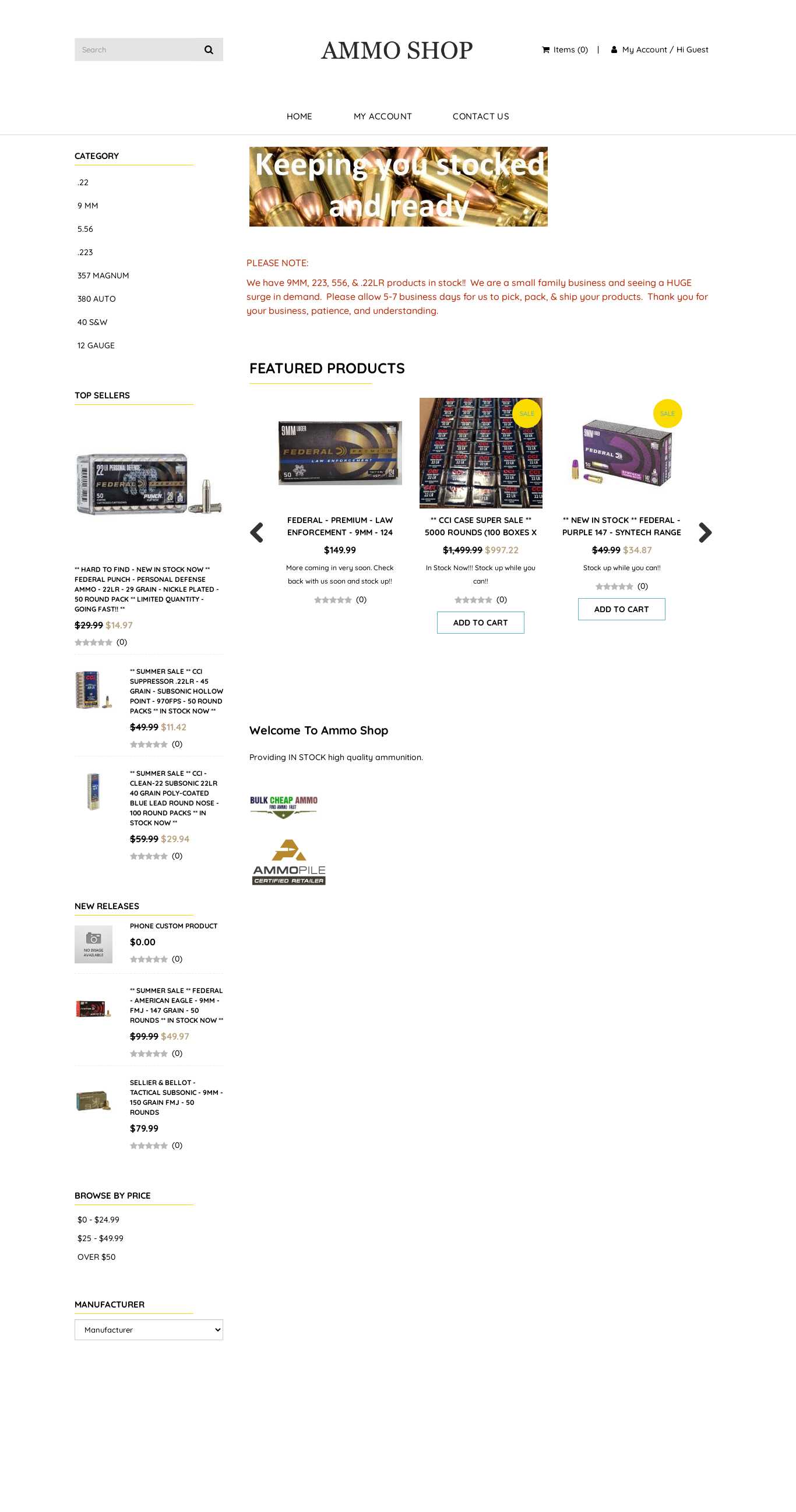 Ammo-Shop Screenshot
