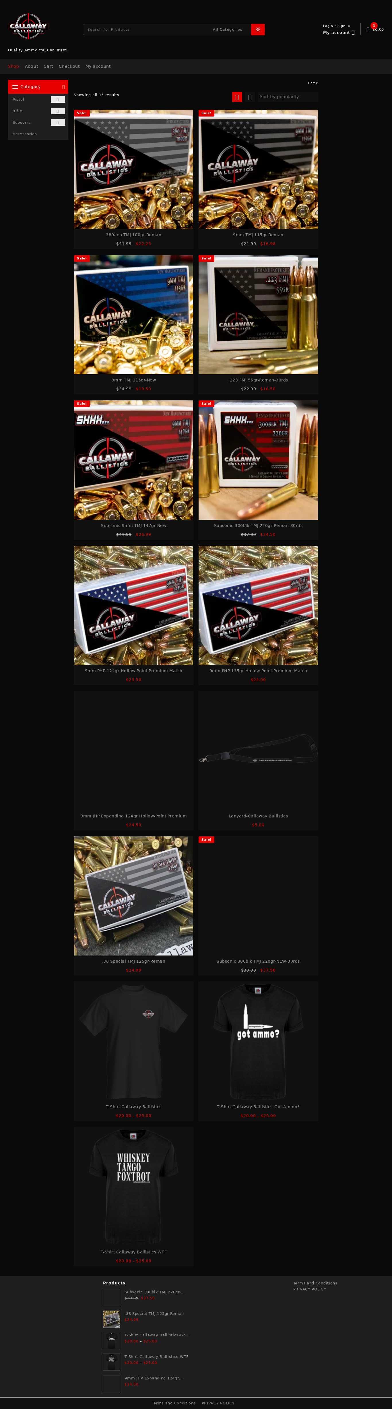 CallawayBallistics Screenshot