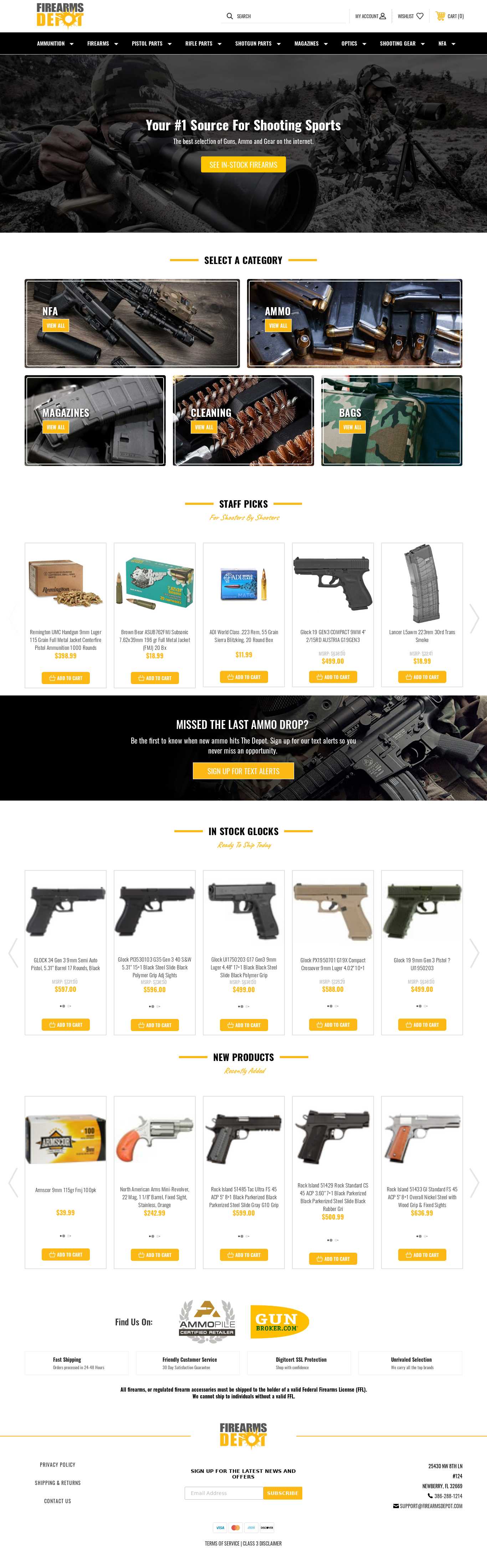 FirearmsDepot Screenshot