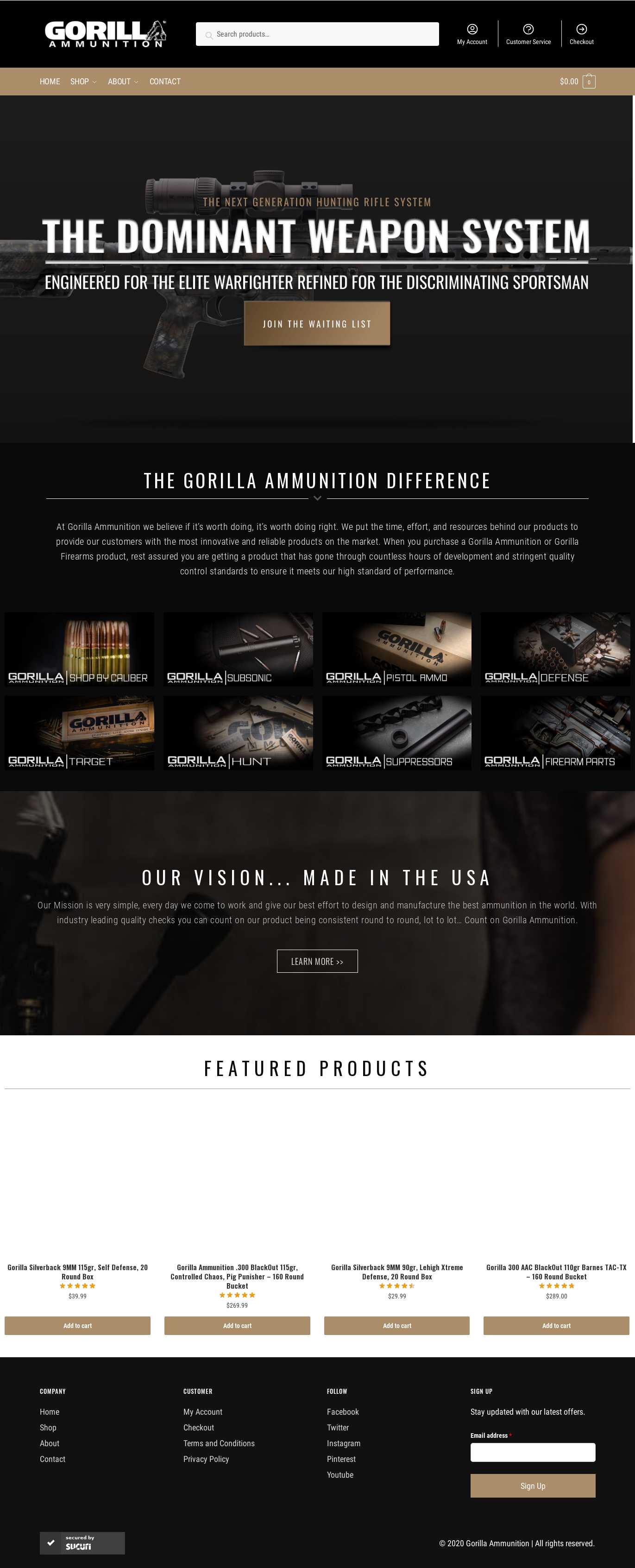 GorillaAmmo Screenshot