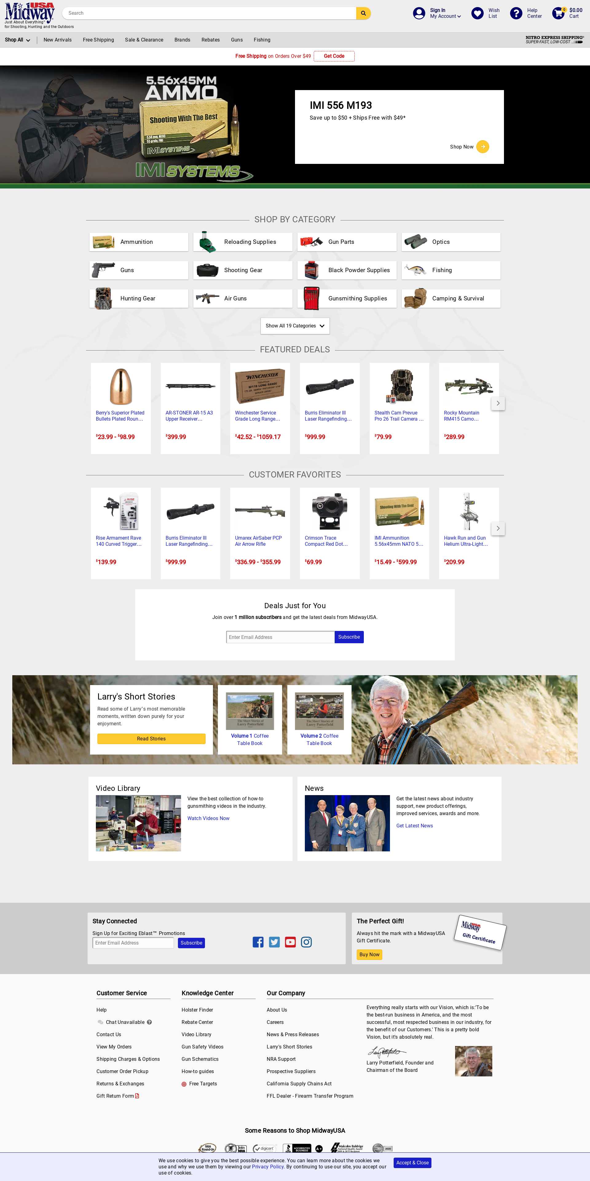 MidwayUSA Screenshot